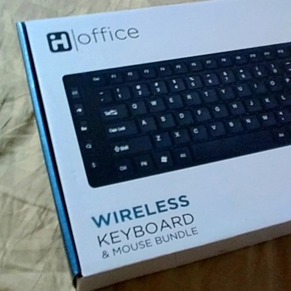IHOME,/OFFICE WIRELESS KEYBOARD & WIRELESS MOUSE BUNDLE
